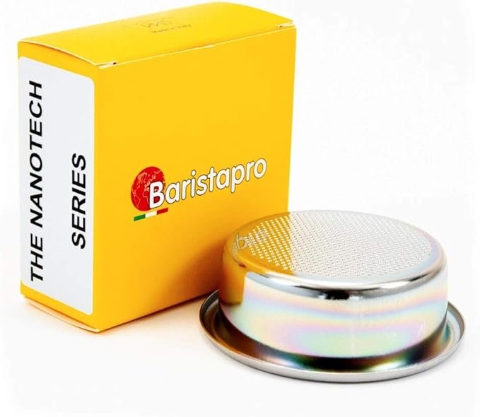 IMS Baristapro Nanotech Precision Ridgeless Double Portafilter Basket - 18 gram
