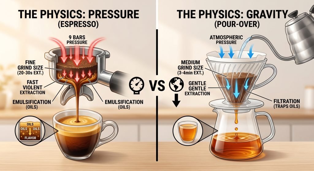 The Physics: Pressure vs Gravity