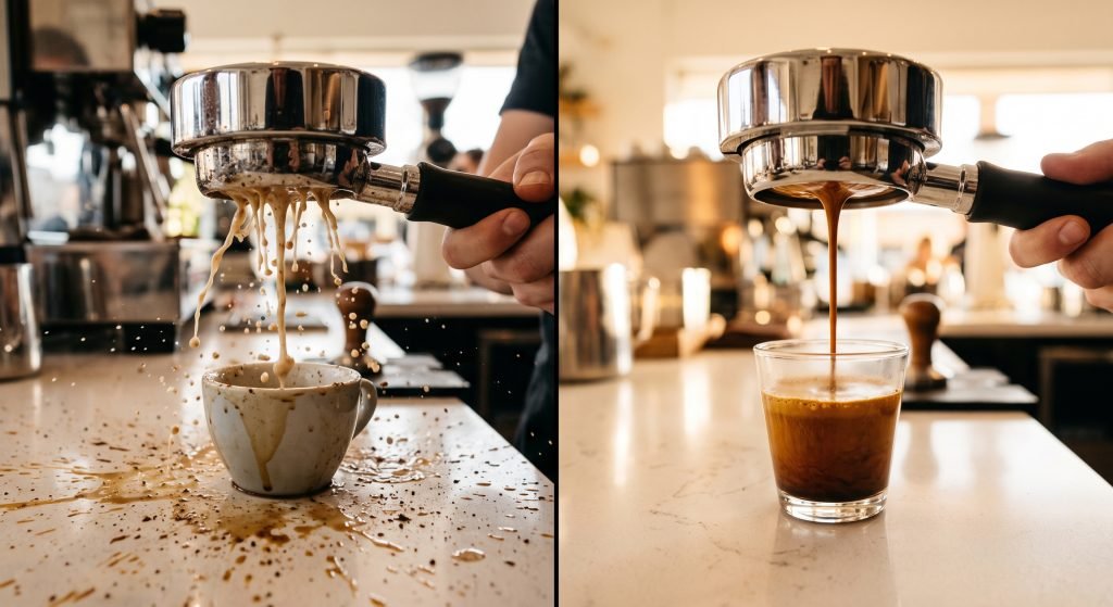 why does my espresso taste bitter