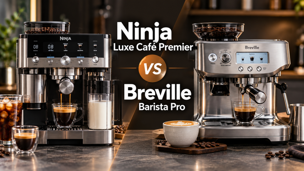 Ninja Luxe Café Premier vs Breville Barista Pro