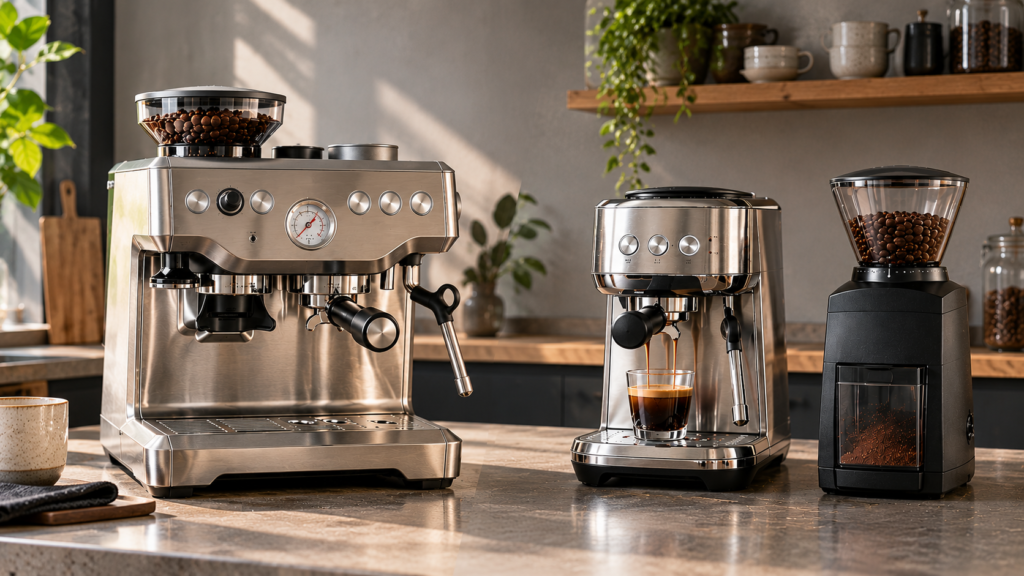 built-in grinder vs separate grinder